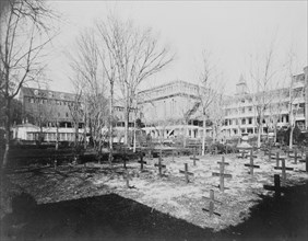 Exterior view of Georgetown Visitation Preparatory School..., Washington DC, c1890 - 1910. Creator: Frances Benjamin Johnston.