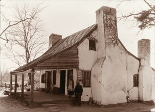 Unidentified cabin, Middleburg vicinity, Loudoun County, Virginia., between c1930 and 1939. Creator: Frances Benjamin Johnston.