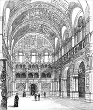 ''The Imperial Institute of the United Kingdom , The Colonies, and India; The Reception Hall', 1890. Creator: Unknown.