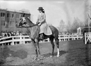 Martha Anne Scott Hazard At The National Capital Horse Show 1911, May 4-6.  Creator: Harris & Ewing.