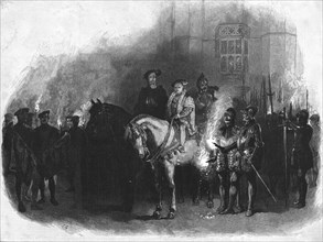 'Historical Aspects of Hampton Court; Edward VI. And the Protector Somerset- 'The Night Alarm'', 189 Creator: Unknown.