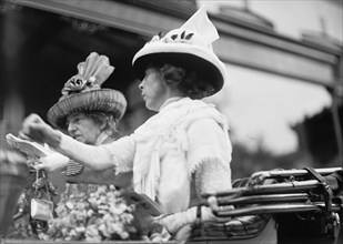 Dolly Madison Breakfast - Mrs. C.H. Mcdonnell and Mrs. Champ Clark, 1912. Creator: Harris & Ewing.