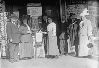 District of Columbia - Suffrage Voting For District, 1912. Creator: Harris & Ewing.