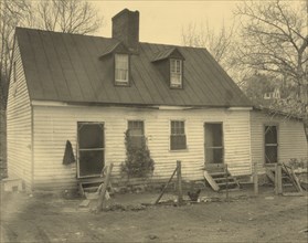 Old cabin on Fall Run, Scott's Hill, between 1925 and 1929. Creator: Frances Benjamin Johnston.