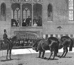 'Performance by Hengler's Circus before the Queen at Windsor', 1886. Creator: Unknown.
