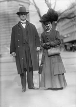 William Walton Kitchin, Rep. from North Carolina, with Mrs. Kitchin, 1912. Creator: Harris & Ewing.