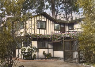 Inellan, Walter Douglas house, Channel Drive, Montecito, California, 1917. Creator: Frances Benjamin Johnston.