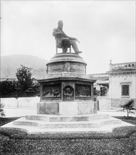 Jose De Alencar statue, between 1910 and 1920. Creator: Harris & Ewing.