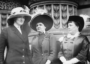 Democratic National Convention - Miss Ruby Tucker of Arkansas; Mrs. Thomas Taggart of..., 1912. Creator: Harris & Ewing.