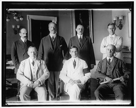Group: William Gibbs McAdoo, center front, between 1910 and 1920. Creator: Harris & Ewing.