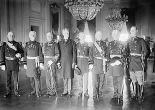 Medal of Honor officers - Gen. Charles F. Humphrey; Gen. John M. Wilson; Col. Charles..., 1910  Creator: Harris & Ewing.