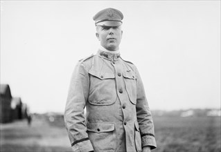 Captain C. Deforest Chandler, U.S. Army Aviator, Comdt. College Park Aviation Field, 1912. Creator: Harris & Ewing.