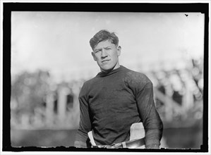 Football player Jim Thorpe, between 1910 and 1920. Creator: Harris & Ewing.