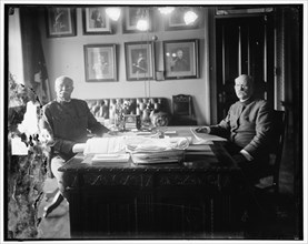 Hugh L. Scott & Tasker H. Bliss at desk, between 1910 and 1920. Creator: Harris & Ewing.
