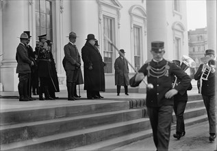 Boy Scouts - Visit of Sir Robert Baden-Powell To DC Reviewing Parade: All Or Some of Foregoing, 1911 Creator: Harris & Ewing.