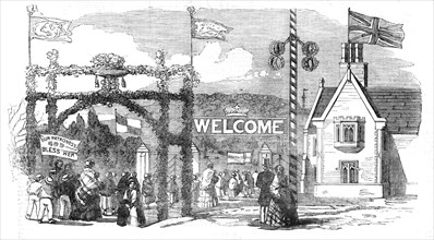 Entrance to Hawkstone Park, 1854. Creator: Unknown.