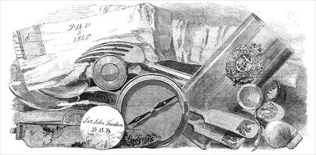 Relics of the Franklin Expedition, 1854. Creator: Unknown.