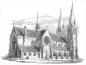 St Ninian's Cathedral, Perth, 1854. Creator: Unknown.