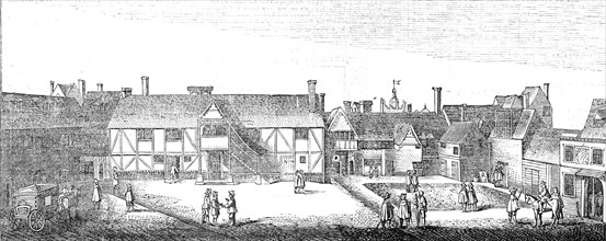 South View of Arundel House in 1646, 1854. Creator: Unknown.
