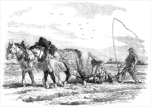 Ploughing in France, 1854. Creator: Unknown.
