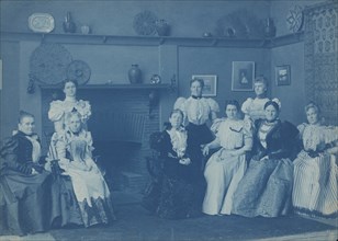 Mrs. Grover Cleveland and cabinet ladies, 1897. Creator: Frances Benjamin Johnston.