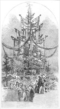 Gigantic Christmas-Tree, at the Crystal Palace, Sydenham, 1854. Creator: Unknown.