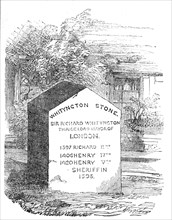The Whityngton Stone, 1854. Creator: Unknown.