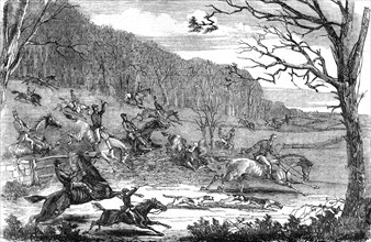 Fox-hunting, 1854. Creator: Unknown.