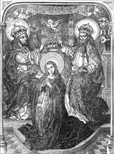 The Coronation of the Virgin by a German artist of the sixteenth century, 1854. Creator: Unknown.