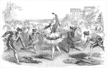 The Spanish Dancers, at the Haymarket Theatre, 1854. Creator: Unknown.