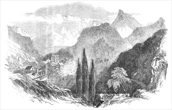 Eaux Bonnes, Pyrenees, 1854. Creator: S Read.