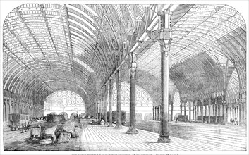 The Great Western Railway New Terminus, at Paddington, 1854. Creator: Unknown.