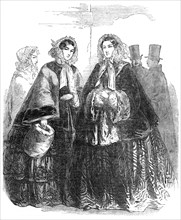 Paris Fashions for December, 1854. Creator: Unknown.