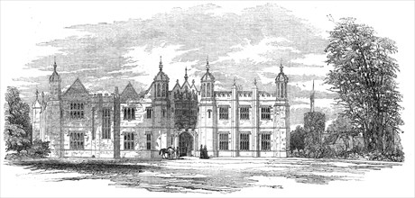 Hengrave Hall, Suffolk, the Seat of Sir Thomas R. Gage, Bart, 1854. Creator: Unknown.