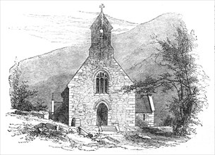 New Church, built by Sir Benjamin Hall, at Abercarn, South Wales, 1854. Creator: Unknown.