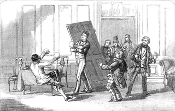 Scene from the new farce of "The Slow Man", at the Adelphi Theatre, 1854. Creator: T. H. Wilson.