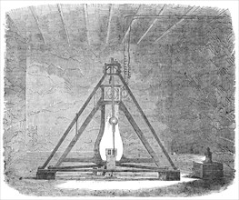 Pendulum-Room at the Bottom of the Harton Coal-Pit, 1854. Creator: Unknown.