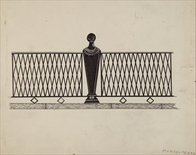 Iron Fence, c. 1936.