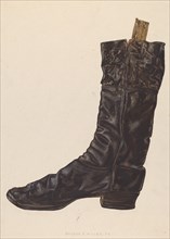 Man's Boot, c. 1938.