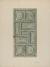 Panel Door, c. 1939.
