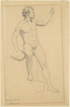 Male Nude, 1870-1877.