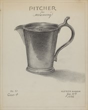 Pewter Pitcher, 1936.