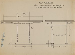 Tip Table, 1935/1942.