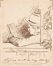 Boy Reading, c. 1850s.