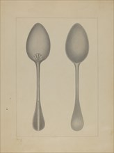 Pewter Spoon, c. 1937.