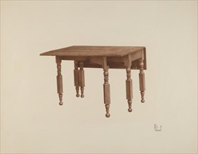 Gateleg Table, c. 1942.