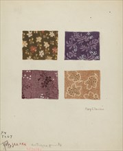 Printed Swatches, 1941.