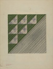 Quilt Block, 1935/1942.