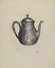 Silver Teapot, c. 1937.
