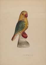 Chalkware Bird, c. 1940.